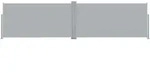 vidaXL Ausziehbare Seitenmarkise 160x600 cm Grau