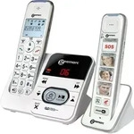Geemarc PACK Mobility 295 Schnurloses Seniorentelefon Anrufbeantworter Foto-Tasten -
