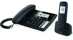 Sinus PA 207 Plus: Schwarzes Tischtelefon & Mobilteil - Schwarz