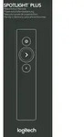 Logitech Spotlight, Bluetooth/RF, USB, 30 m, Grau - Grau