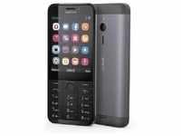 Nokia 230 Dark Silver, 2.8", TFT, 240 x 320 Pixel, 16 MB, Dual SIM, Mini-SIM,