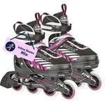 HUDORA Kinderinliner Mia, Gr. 29-40, schwarz/lila : 37-40 : anthrazit - 37-40