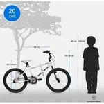 Bergsteiger Monaco 20 Zoll BMX, Kinderfahrrad, geeignet f&uuml;r 6, 7, 8, 9 Jahre,