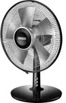 Unol 86817 Tischventilator Silverline Black - Schwarz/Silber, Oszillation, 2-stufige