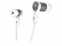 Hama 184136 Kopfhörer Intense In-Ear Mikrofon Headset kabelgebunden 3,5-mm weiß