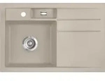 Sp&uuml;le KeraDomo BELA 78 in FANGO - Becken links mit Handbet&auml;tigung /...