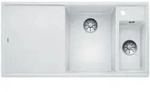 BLANCO AXIA III 6 S, SILGRANIT&reg; PuraDur&reg;, wei&szlig;, Becken rechts, mit