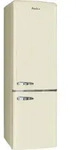 Amica KGCR 387 100 B, K&uuml;hl-/Gefrierkombination im Retro Design, 181 cm H&ouml;he, Coffee