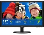 Philips V Line LCD-Monitor mit SmartControl Lite 223V5LHSB2/00, 54,6 cm (21.5"), 1920
