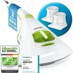CLEANmaxx Milben-Handstaubsauger mit UV-C-Licht 300W - Gr&uuml;n/Wei&szlig;