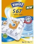 Swirl S 67 MicroPor Staubsaugerbeutel 4 St&Atilde;1/4ck