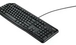 Logitech K120, Volle Gr&ouml;&szlig;e (100%), Kabelgebunden, USB, QWERTY, Schwarz - Schwarz