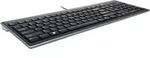 Kensington SlimType - Tastatur - USB - Deutsch - Schwarz - Schwarz
