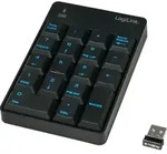LogiLink Kabelloses Funk Keypad 18 Tasten 2,4Ghz - Schwarz