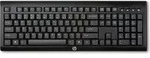 HP K2500 Wireless-Tastatur, Volle Gr&ouml;&szlig;e (100%), Kabellos, RF Wireless, Schwarz -