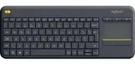 Logitech Wireless Touch Keyboard K400 Plus - Tastatur - kabellos - 2.4 GHz - Englisch