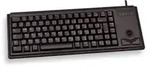 CHERRY G84-4400 TRACKBALL Kabelgebundene Tastatur, USB, Schwarz (QWERTZ - DE), Volle