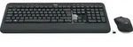 Logitech MK540 Advanced, Kabellos, RF Wireless, Membran Key Switch, QWERTY, Schwarz,