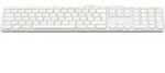 LMP KB-1243 - Volle Gr&ouml;&szlig;e (100%) - USB - QWERTZ - Wei&szlig; - Wei&szlig;
