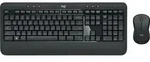 Logitech MK540 Advanced, Kabellos, RF Wireless, Membran Key Switch, QWERTY, Schwarz,