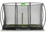 EXIT Silhouette Trampolin 244x366cm, mit Sicherheitsnetz, Bodentrampolin, Rechteckig,