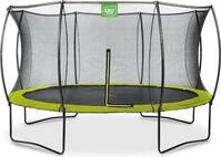 EXIT Silhouette Trampolin &oslash;366cm, auf Beinen, Rund, f&uuml;r Kinder, Gr&uuml;n