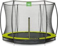 EXIT Silhouette Trampolin &oslash;305cm, mit Sicherheitsnetz, Bodentrampolin, Rund, f&uuml;r
