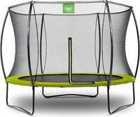 EXIT Silhouette Trampolin &oslash;244cm, auf Beinen, Rund, f&uuml;r Kinder, Gr&uuml;n