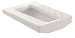 Geberit Geberit Hock-WC PUBLICA 450x60x600mm we - Silber
