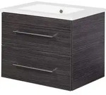 FACKELMANN Waschtischunterschrank inkl. Keramikbecken B.PERFEKT / Soft-Close-System /