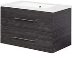FACKELMANN Waschtischunterschrank inkl. Keramikbecken B.PERFEKT / Soft-Close-System /