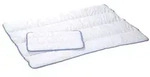 Alvi Steppbett-Set kochfest 100 x 135 cm - Wei&szlig;