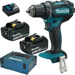 Makita Akku-Bohrschrauber - DDF482RFJ - Schwarz/Blau