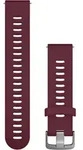 Garmin Ersatzarmband 20mm Silikon Kirschrot - Braun