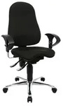 B&uuml;rodrehstuhl, Sitz-BxTxH 480x440x420-550 mm, Lehnenh. 580 mm, Permanentk.,