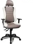 Topstar Profi B&uuml;rostuhl HEAD POINT RS Ergonomischer Schreibtischstuhl mit Armlehnen