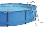 Bestway Poolleiter 84 cm; 58430 - Grau/Wei&szlig;/Silber