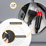 TZS First Austria - K&uuml;hlbox 45L elektrisch 12V 230V Anschluss f&uuml;r Auto & Steckdose