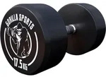 GORILLA SPORTS&reg; Kurzhanteln - Einzeln, 17,5 kg, Gummi, Gusseisen Kern,...