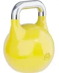 GORILLA SPORTS&reg; Kettlebell Competition - Gewicht 16 kg, aus Massivstahlguss, Gelb -