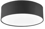 Lindby Deckenleuchte Sebatin, &Oslash; 40 cm, grau, Stoff, E27 - Silber/Grau