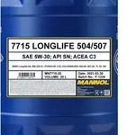 20 Liter MANNOL 5W-30 LONGLIFE 504/507 BMW Longlife-04 MB 229.51 Porsche C30 VW 504