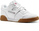 Reebok Workout Plus Full Grain Herren Ledersneaker in Wei&szlig; mit Gummisohle &ndash;