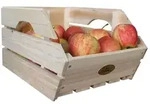 HABAU Holzkiste 3er-Set 27x38x20 cm naturbelassen stapelbar Kiefer Massivholz -...