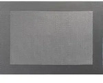 ASA Selection PVS-Tischset in Grau mit gewebtem Rand, 33 x 46cm - Grau
