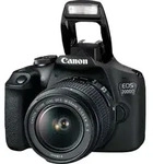 Canon EOS 2000D + EF-S 18-55mm f/3.5-5.6 IS II + EF 75-300mm f/4-5.6 III, 24,1 MP,