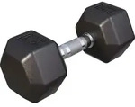 GORILLA SPORTS&reg; Hexagon Kurzhanteln - 12,5kg Gewichte, Gusseisen Gummiert,