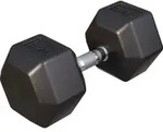 GORILLA SPORTS&reg; Hexagon Kurzhanteln - 25kg Gewichte, Gusseisen Gummiert,