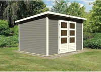 Karibu 82983, Karibu Gartenhaus Ger&auml;tehaus Stockach 5 terragrau 305x246x197 cm