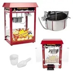 Bar-Popcornmaschine mit rotem Dach - Rot